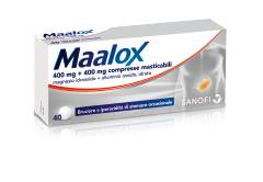 Maalox 400 mg + 400 mg - 40 Compresse Masticabili