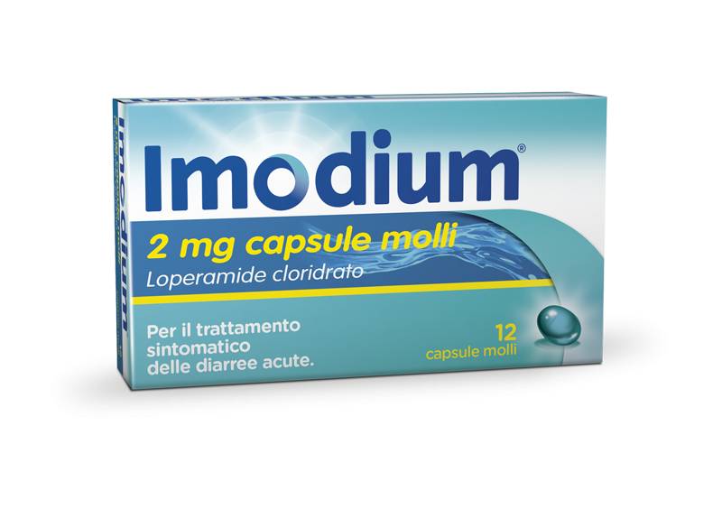 Imodium 2 mg Antidiarroico 12 Capsule Molli