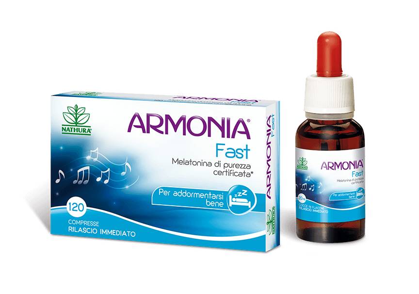 Nathura Armonia Fast Gocce Integratore di Melatonina per il Sonno