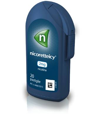Nicoretteicy 2mg Prodotto contro la dipendenza da tabacco flacone 20 pastiglie