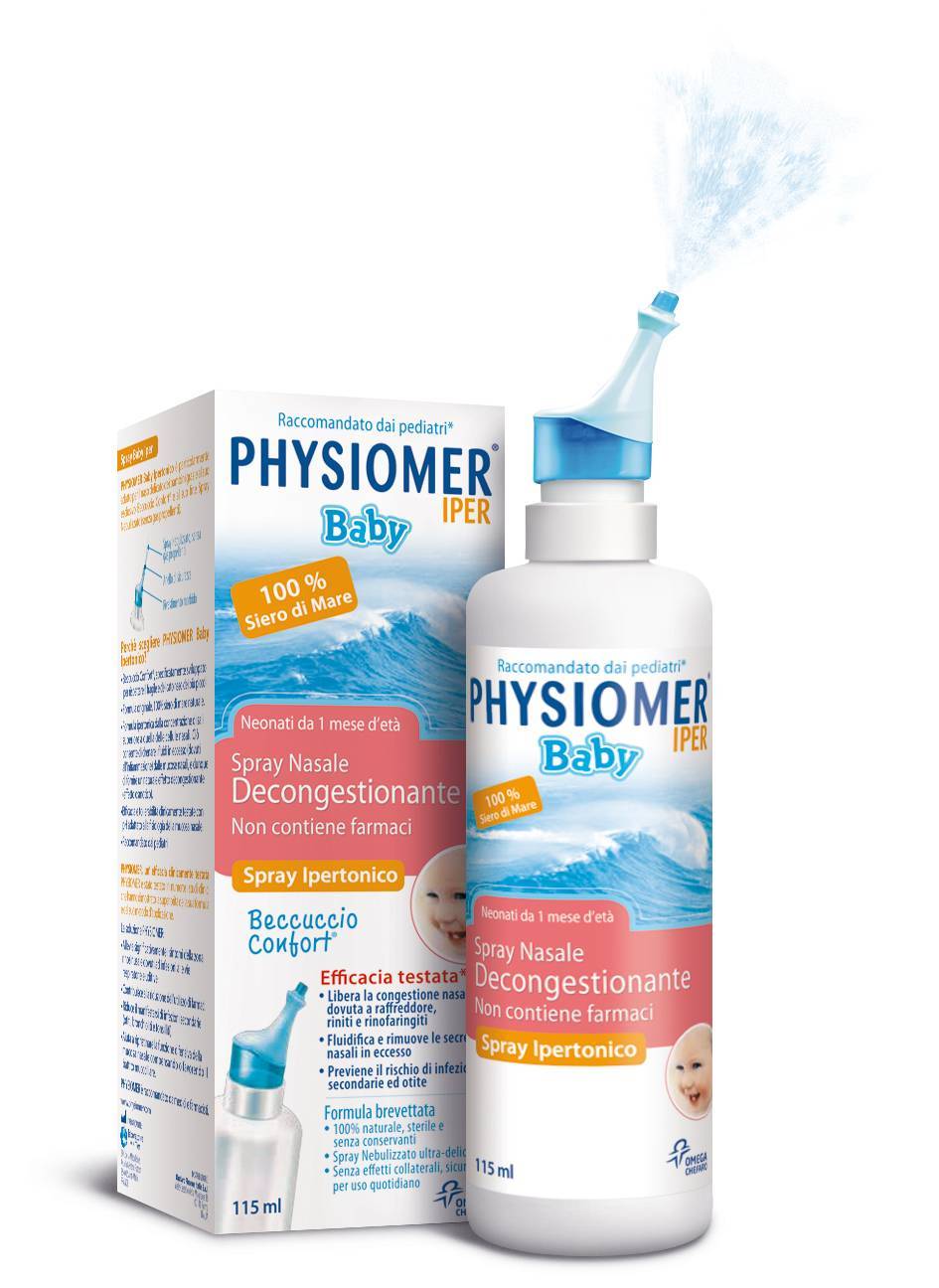 Physiomer Baby Iper Spray Nasale per Decongestionare 115 ml