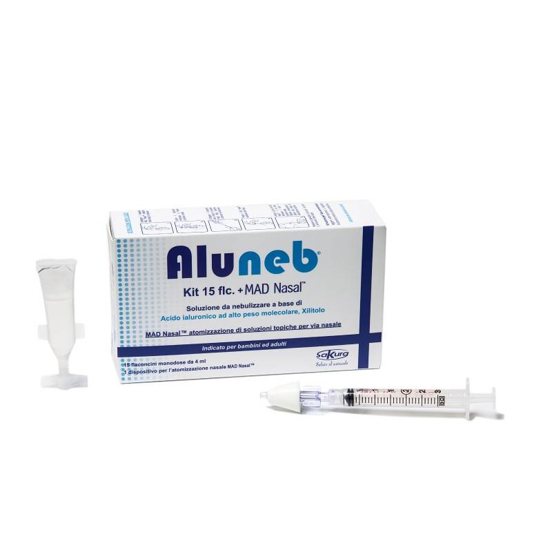 Aluneb Kit 15 Flaconcini + Mad Nasal Soluzioni da Nebulizzare