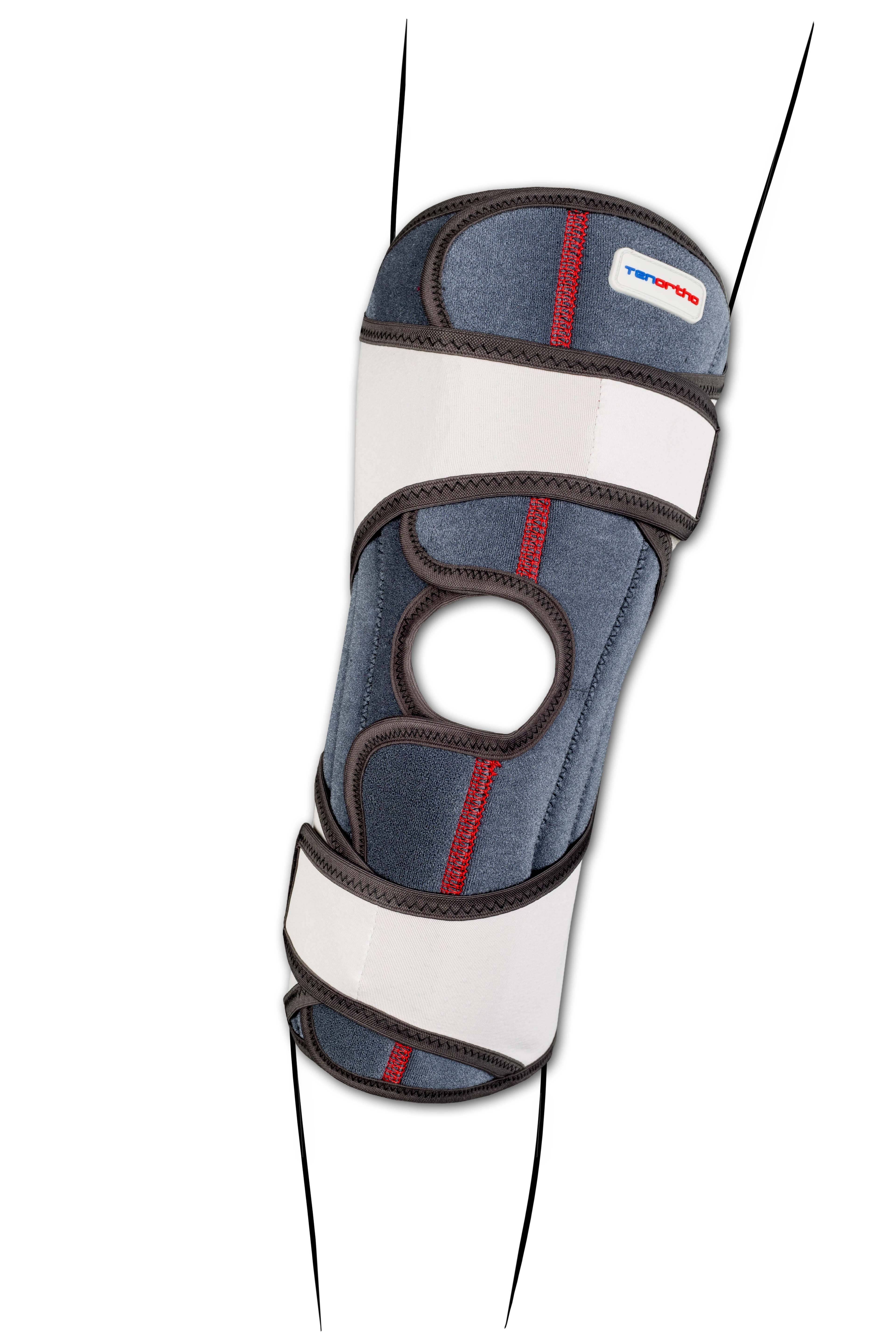 Tenortho Genutonic Ginocchiera Elastica Aperta Stecche a Spirale Taglia M