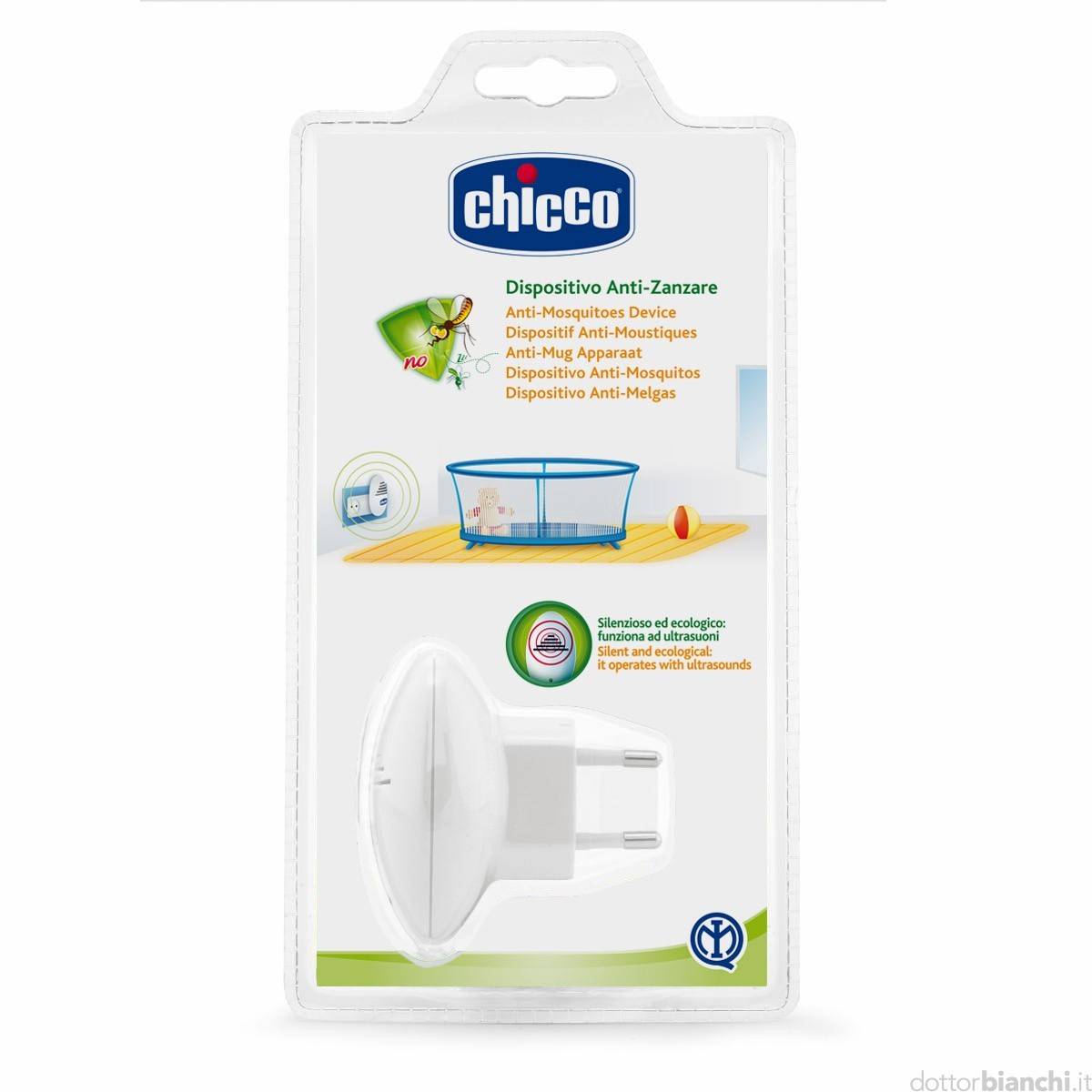 Chicco Dispositivo Antizanzare Ultrasuoni Spina