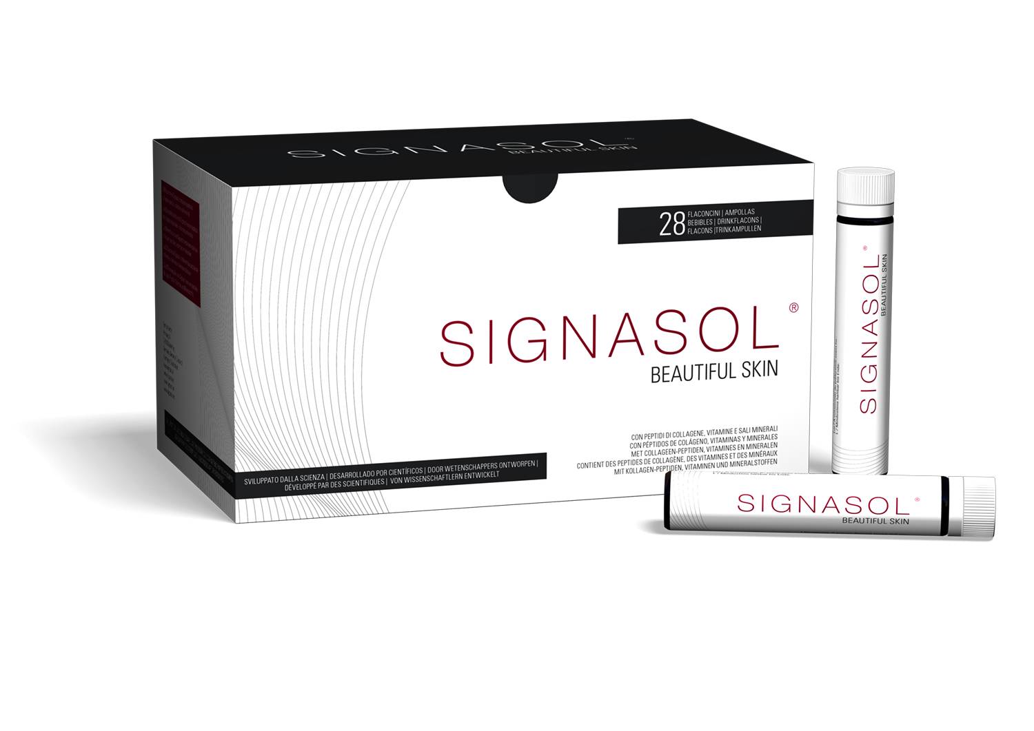 Pharma SGP Signasol Beautiful Skin Integratore Collagene 28 flaconcini - SCADENZA FEBBRAIO 26