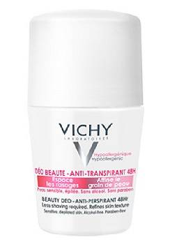 Vichy Deodorante anti - traspirante Roll - on per pelle sensibile o depilata 50 ml efficace per 48 ore