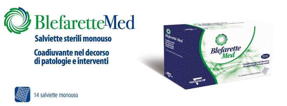 Polifarma Blefarette Med Salviette detergenti oculari 14 pezzi