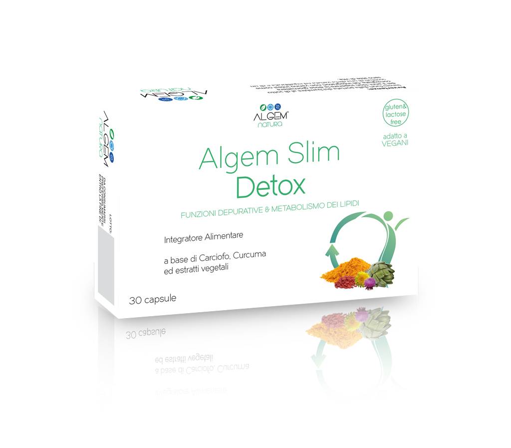 Algem Slim Detox Integratore Depurativo 30 capsule