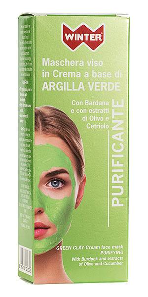 Winter Maschera Viso Purificante a base di Argilla Verde