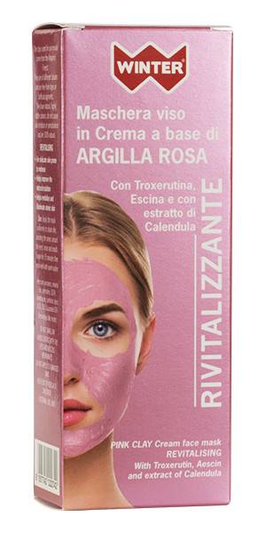 Winter Maschera Viso Rivitalizzante a base di Argilla Rosa