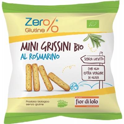 Fior di Loto Mini Grissini Bio al Rosmarino 30 g