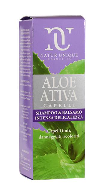Natur Unique Aloe Attiva capelli Shampoo e Balsamo intensa delicatezza