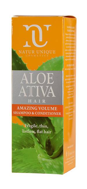 Natur Unique Aloe Attiva capelli Shampoo e Balsamo Volume Strepitoso