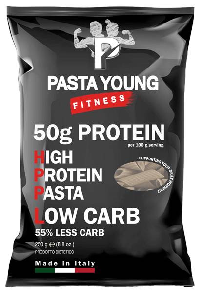 Pasta Young High Protein Pasta Penne Low Carb per Sportivi 250 g