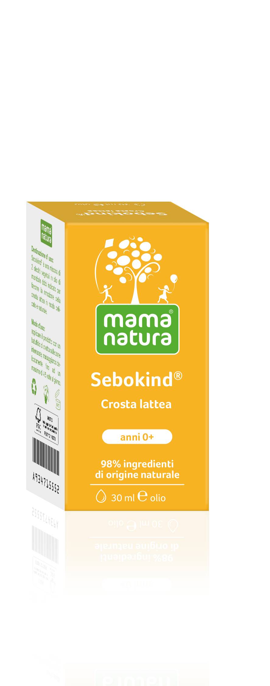Mama Natura Sebokind Olio per Crosta Lattea 30 ml