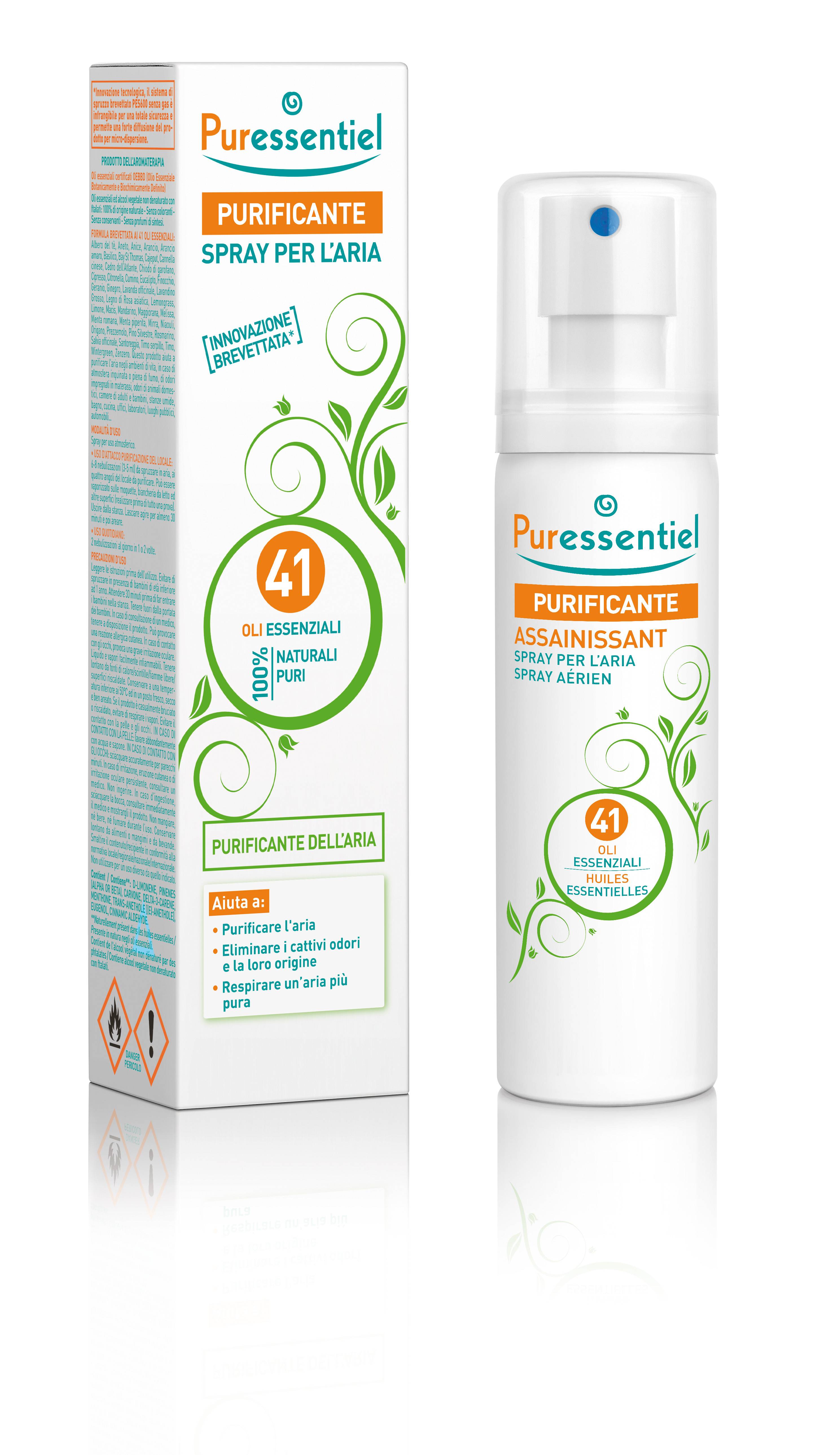 Puressentiel Spray Purificante per Ambienti ai 41 Oli Essenziali 75 ml