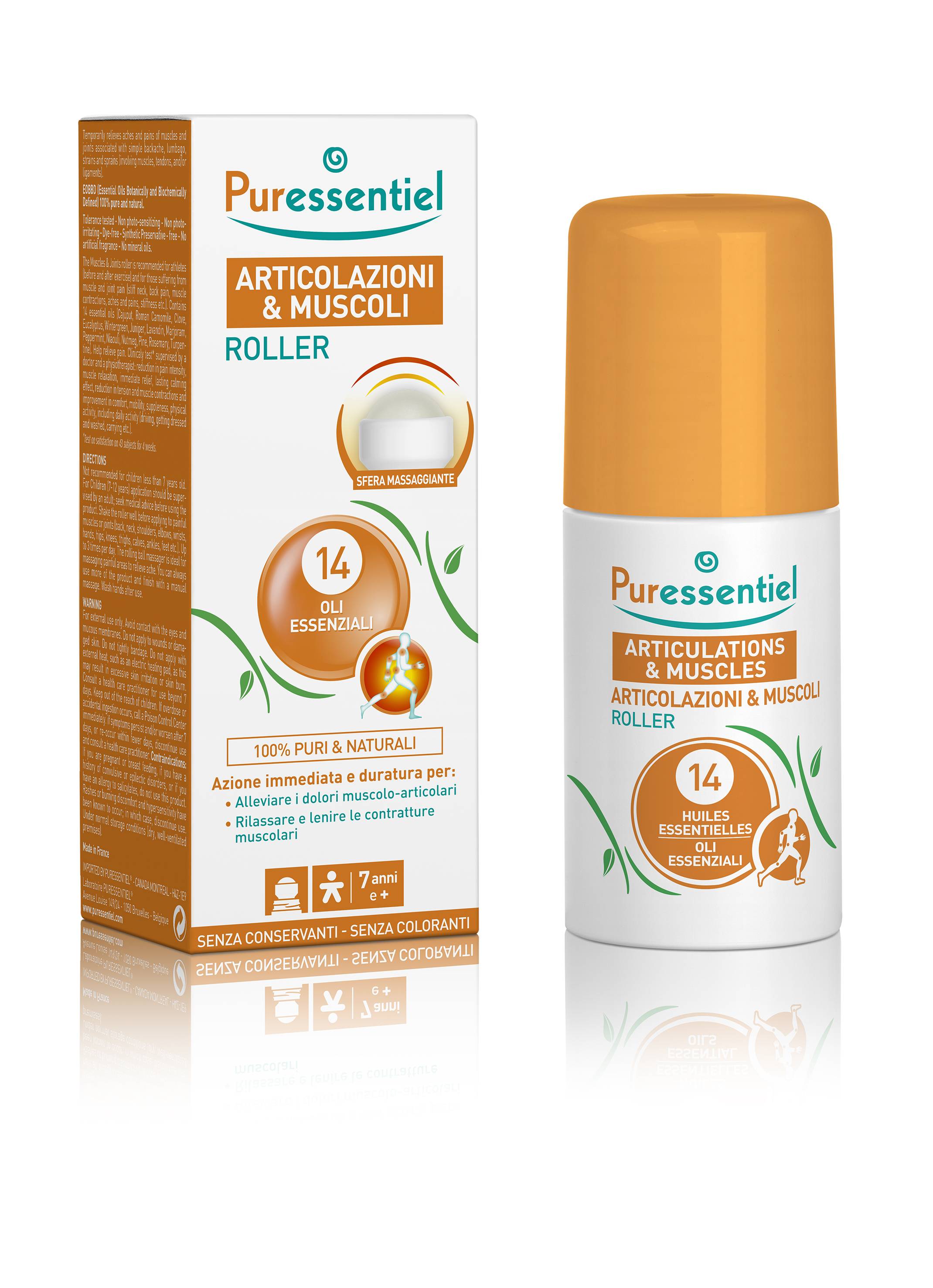 Puressentiel Articolazioni Roller ai 14 Oli Essenziali 75 ml