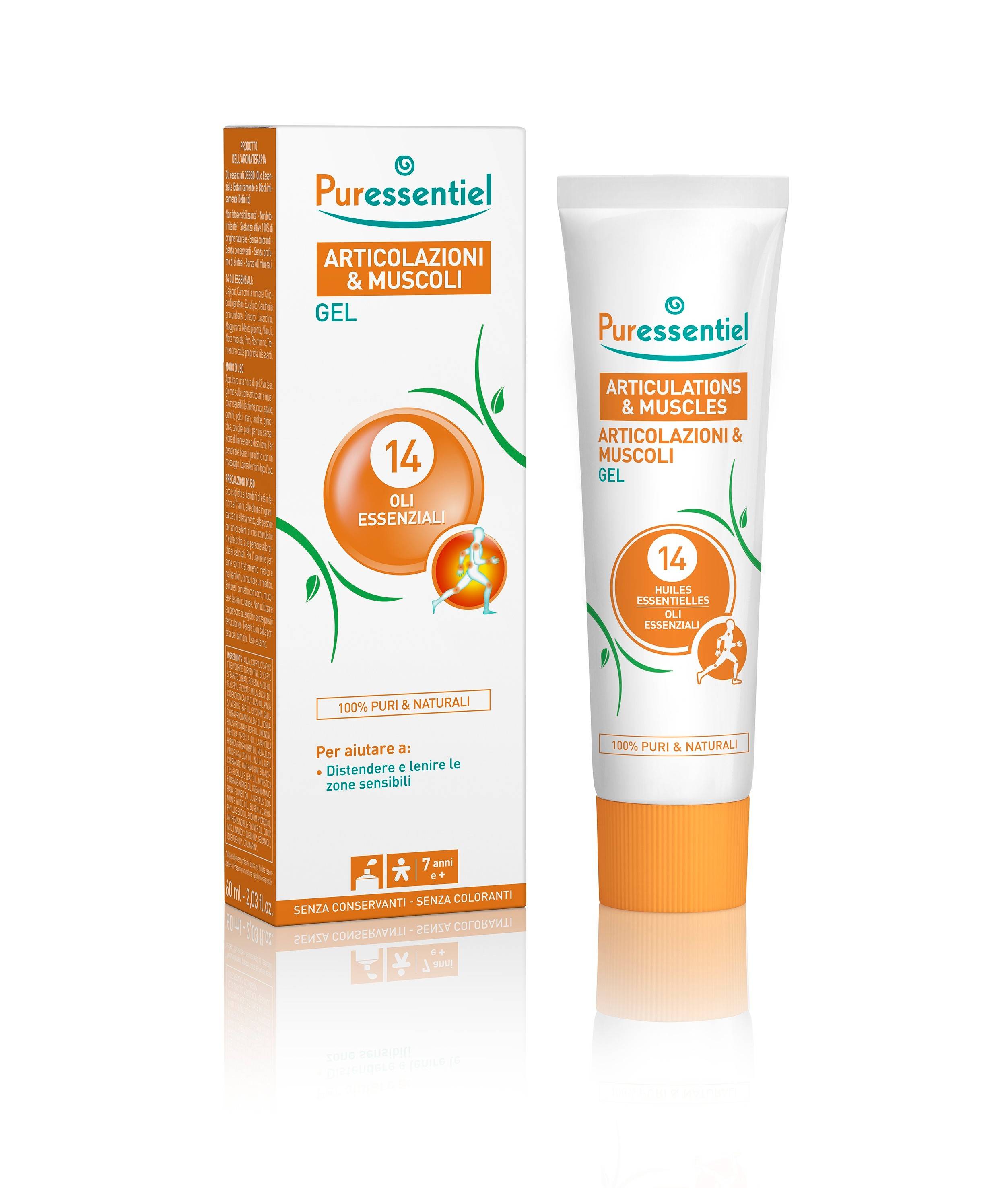 Puressentiel Gel Articolazioni ai 14 Oli Essenziali 60ml