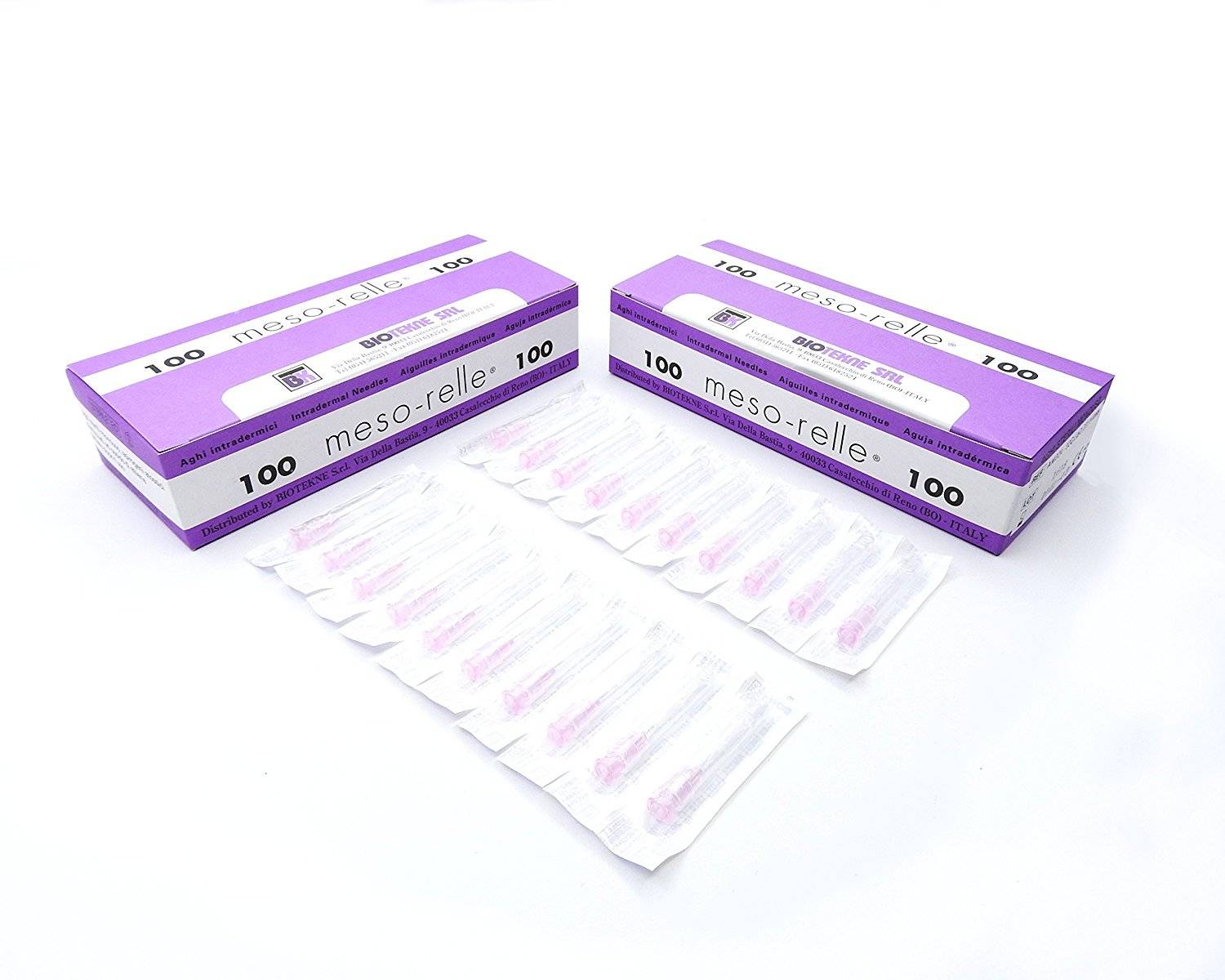 Mesorelle Aghi 33G x 4mm AGO MONOUSO