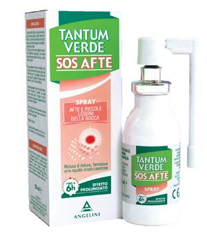Tantum Verde SOS Afte Spray Afte e Lesioni della Bocca 20 ml