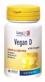 Longlife Vegan D Integratore Benessere Ossa e Cartilagini