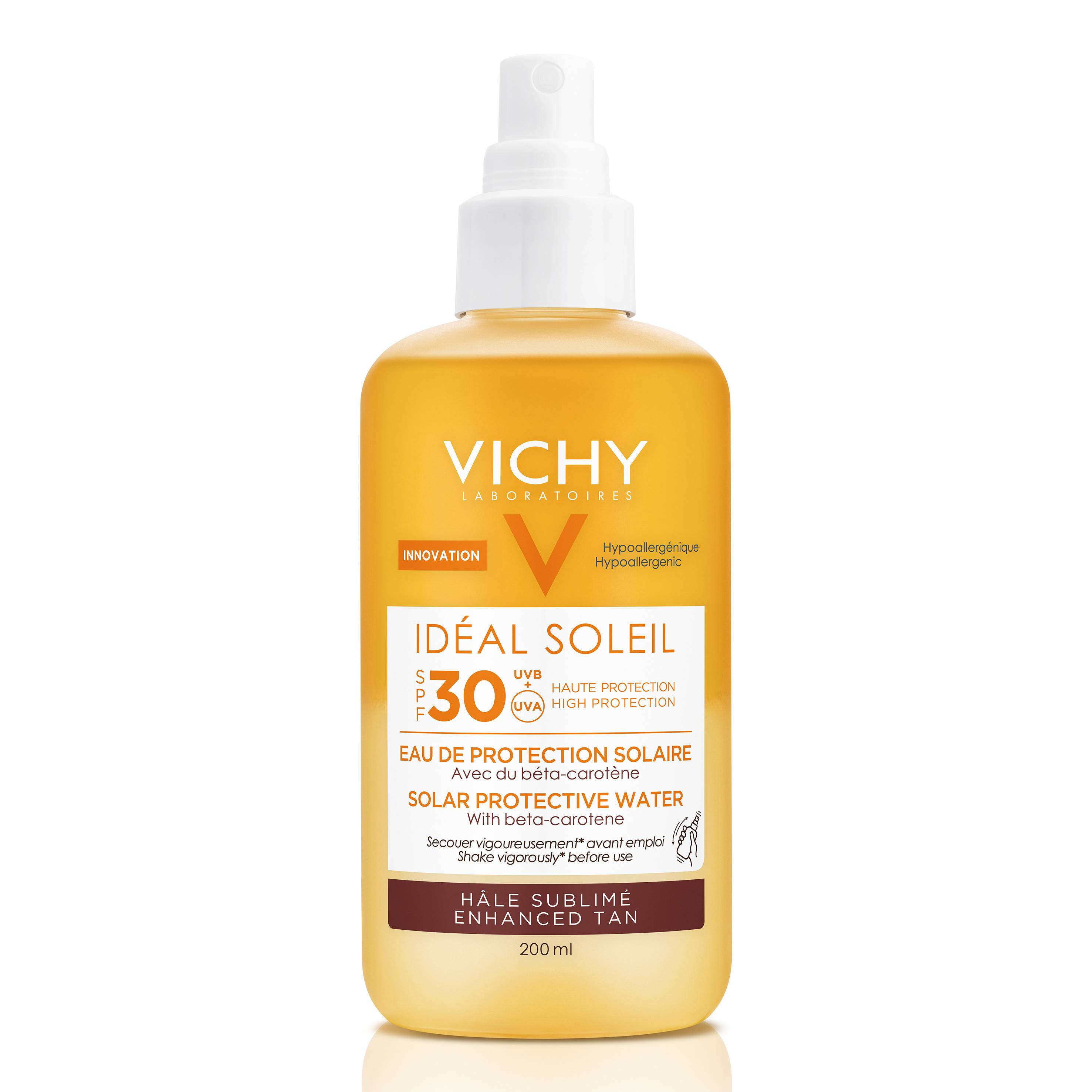 Vichy Ideal Soleil Acqua Solare Protettiva con Betacarotene Abbronzatura Intensa SPF 200 ml