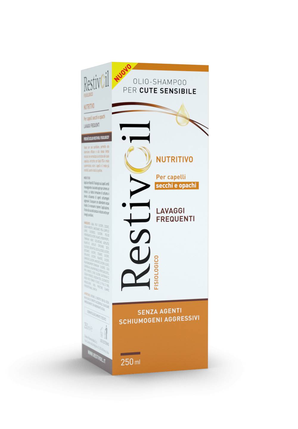 Restivoil Fisiologico Nutritivo Shampoo Capelli Danneggiati