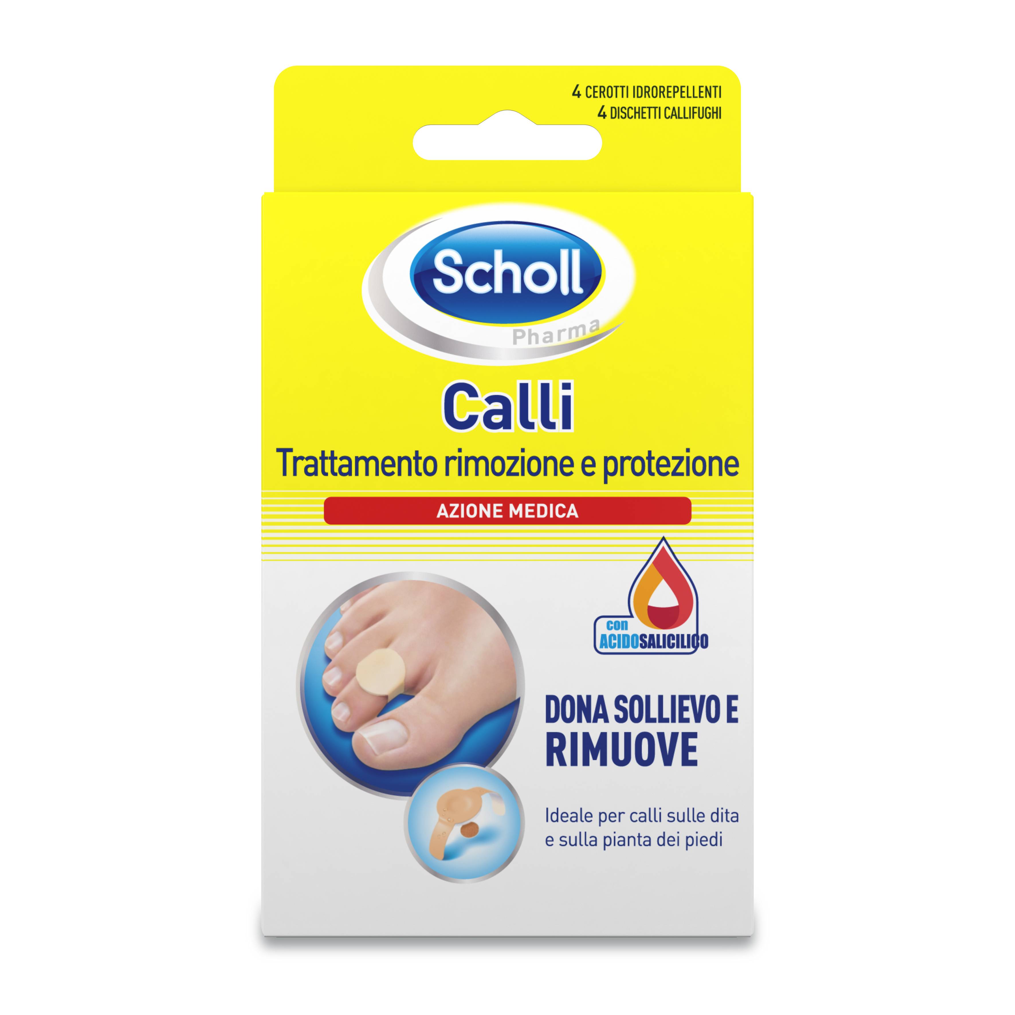 Scholl Cerotti Callifughi Trattamento Rimozione e Protezione