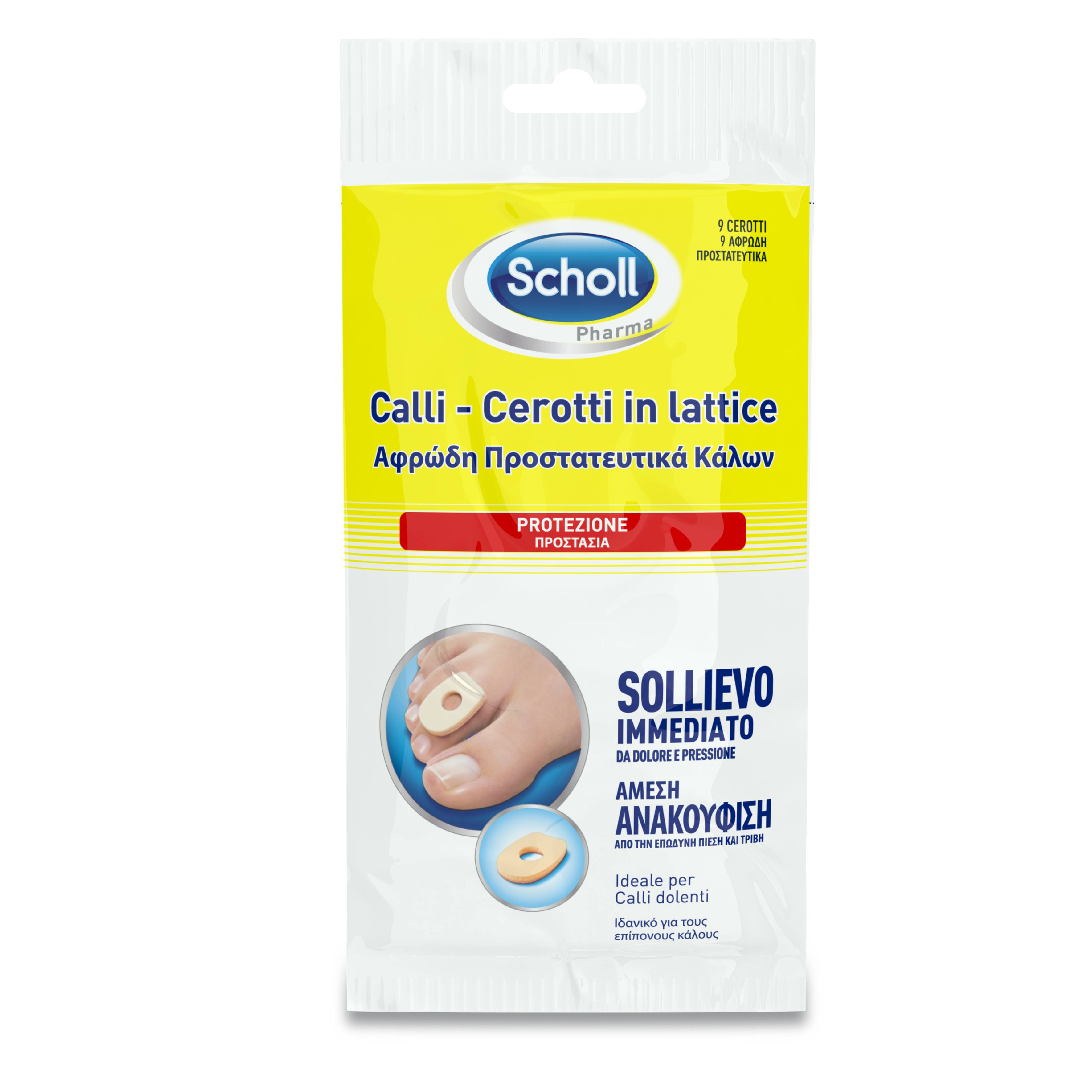 Scholl Cerotti Protettivi per Calli in Lattice