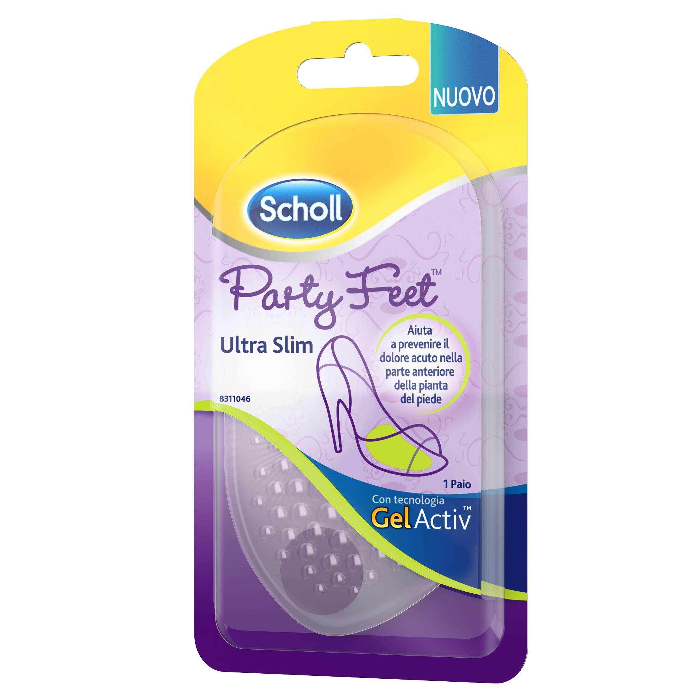 Scholl Party Feet UltraSlim Cuscinetti in Gel