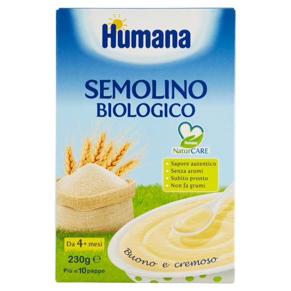 Humana Semolino di Mais Bio 230 g