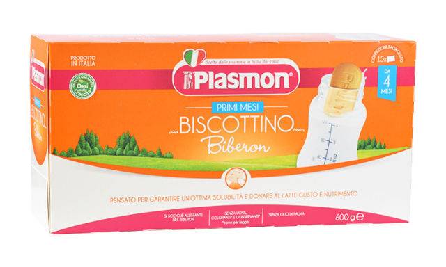 Plasmon Biscottino Biberon Primi Mesi Biscotto bambino 600 g