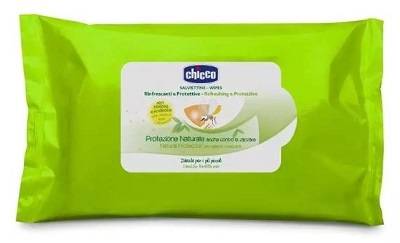 Chicco Salviettine Rinfrescanti e Protettive Antizanzare