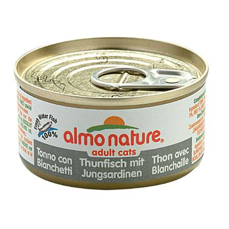 Almo Nature Tonno con bianchetti Cibo Umido per Gatti Adulti 70 g