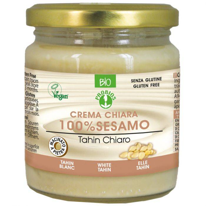 Probios Tahin Chiaro 100% Sesamo Crema Spalmabile Bio e Senza Glutine