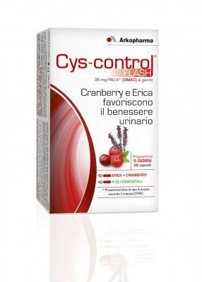 Arkopharma Cys Control Flash Integratore per il Benessere Urinario 20 capsule
