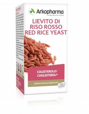 Arkopharma Arkocapsule Lievito di Riso Rosso Integratore per il Colesterolo 45 capsule