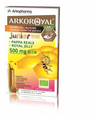 Arkopharma Pappa Reale Bio 500 Mg Integratore tonico 10 fiale monodose