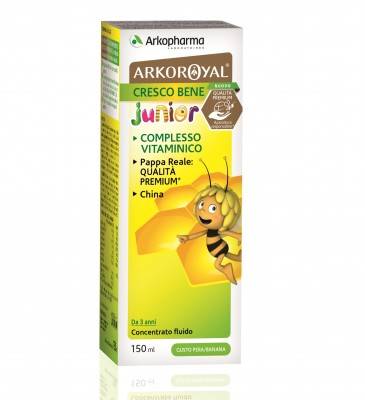Arkopharma Royal Kid Cresco Bene Integratore per la crescita del bambino 150 ml