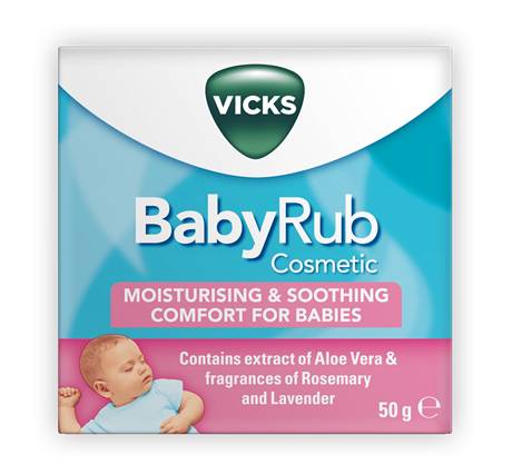 Vicks BabyRub Massaggio Lenitivo e Rilassante Bambini 50 g