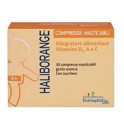 Haliborange Integratore Vitamine D3, A, C In Compresse Masticabili