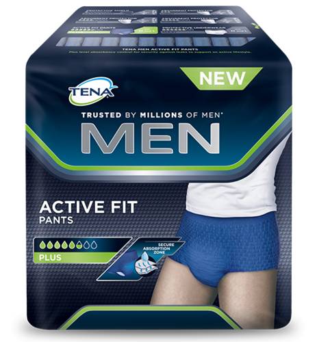 Tena Men Active Fit Pants Mutande assorbenti per uomo - Taglia: M