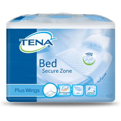 Tena Bed Secure Zone Plus Wings Protezioni per sedie e letto 20 pezzi