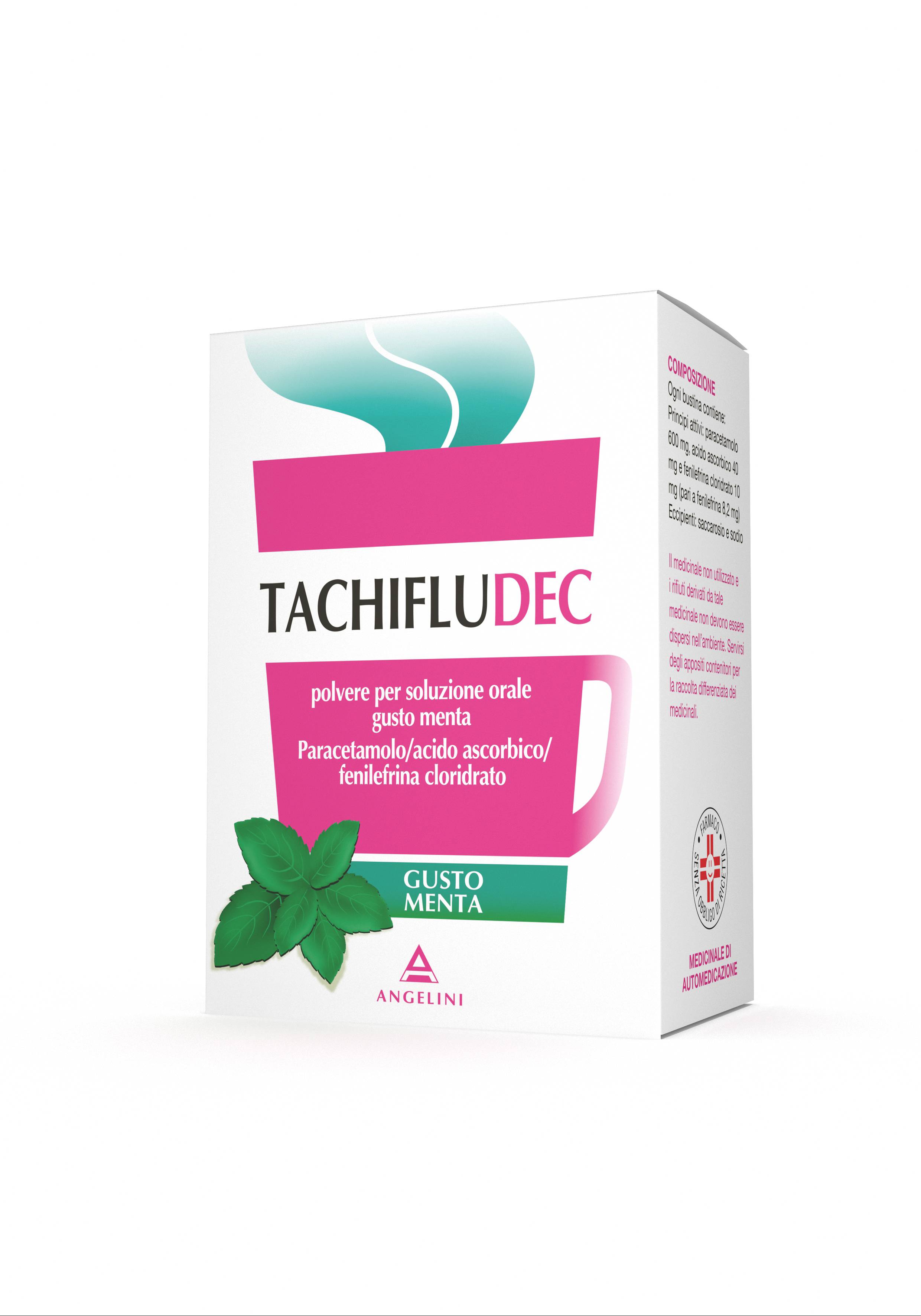 Tachifludec 10 Bustine Gusto Menta