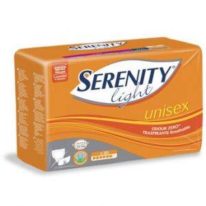 Serenity Light Unisex Pannolone per Incontinenza 30 pezzi
