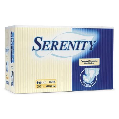 Serenity Pannolone Mutanda Classic Extra Medium 30 pezzi
