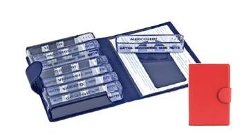 Farmacare Medidos Portapillole settimanale - Colore: Rosso