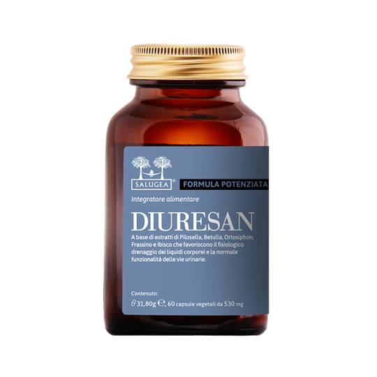 Salugea Diuresan Formula Potenziata Integratore Per Diuresi e Depurazione 60 capsule vegetali