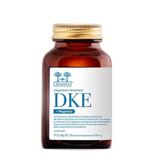 Salugea DKE Magnesio Integratore a base di Vitamine e Magnesio 60 Capsule