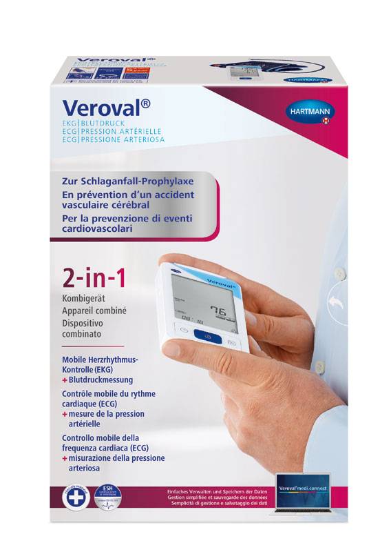 Hartmann Veroval ECG Misuratore Di Pressione Da Braccio